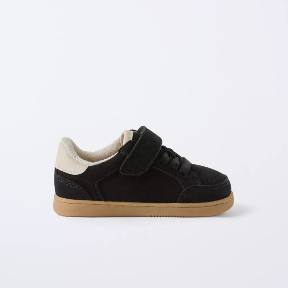 Kids Zara Black Suede Shoes